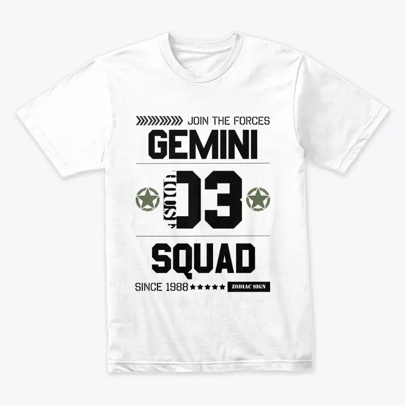 Zodiac Majesty Gemini Squad Black