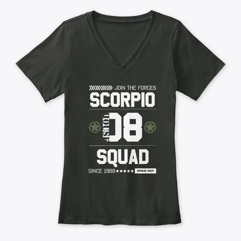 Zodiac Majesty Scorpio Squad White