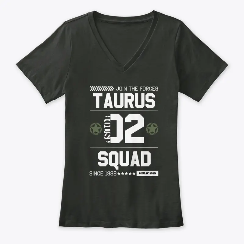 Zodiac Majesty Taurus Squad White