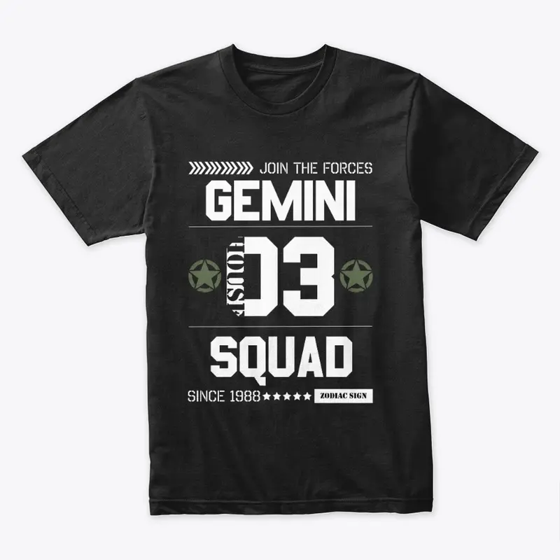 Zodiac Majesty Gemini Squad White