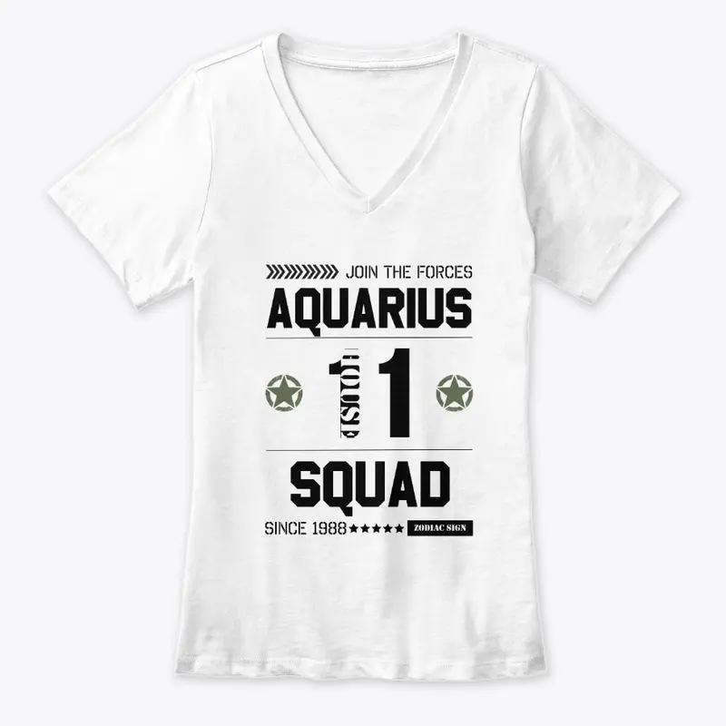 Zodiac Majesty Aquarius Squad Black