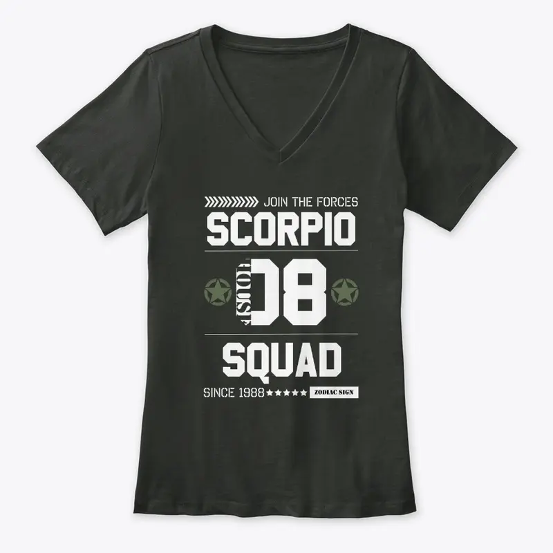 Zodiac Majesty Scorpio Squad White